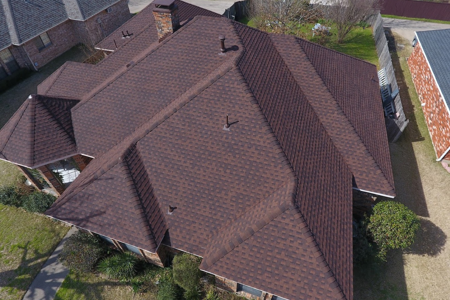 Completed roof by RJW Construction